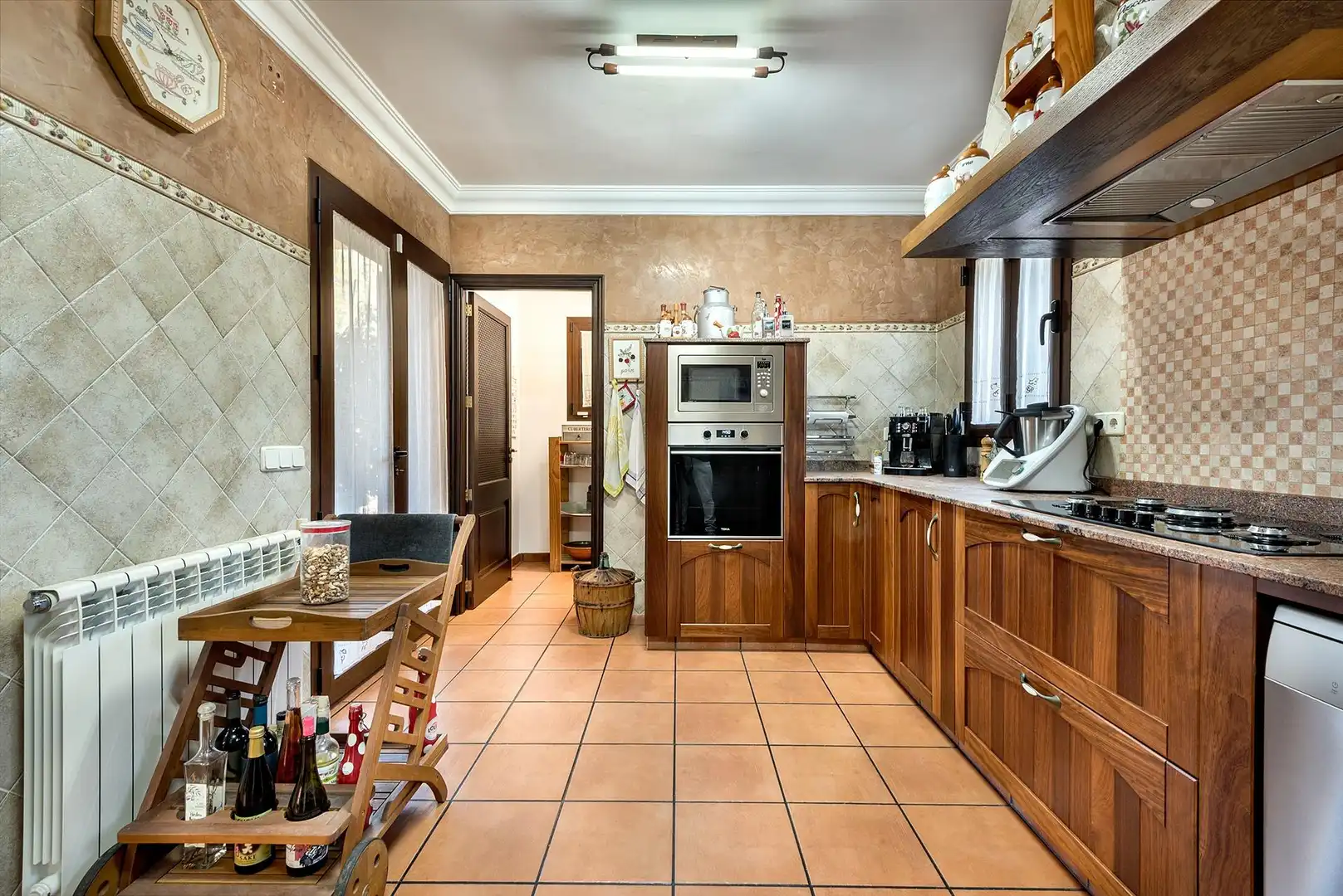 Cocina de Finca rústica en venta en Sencelles con Calefacción, Jardín privado y Terraza