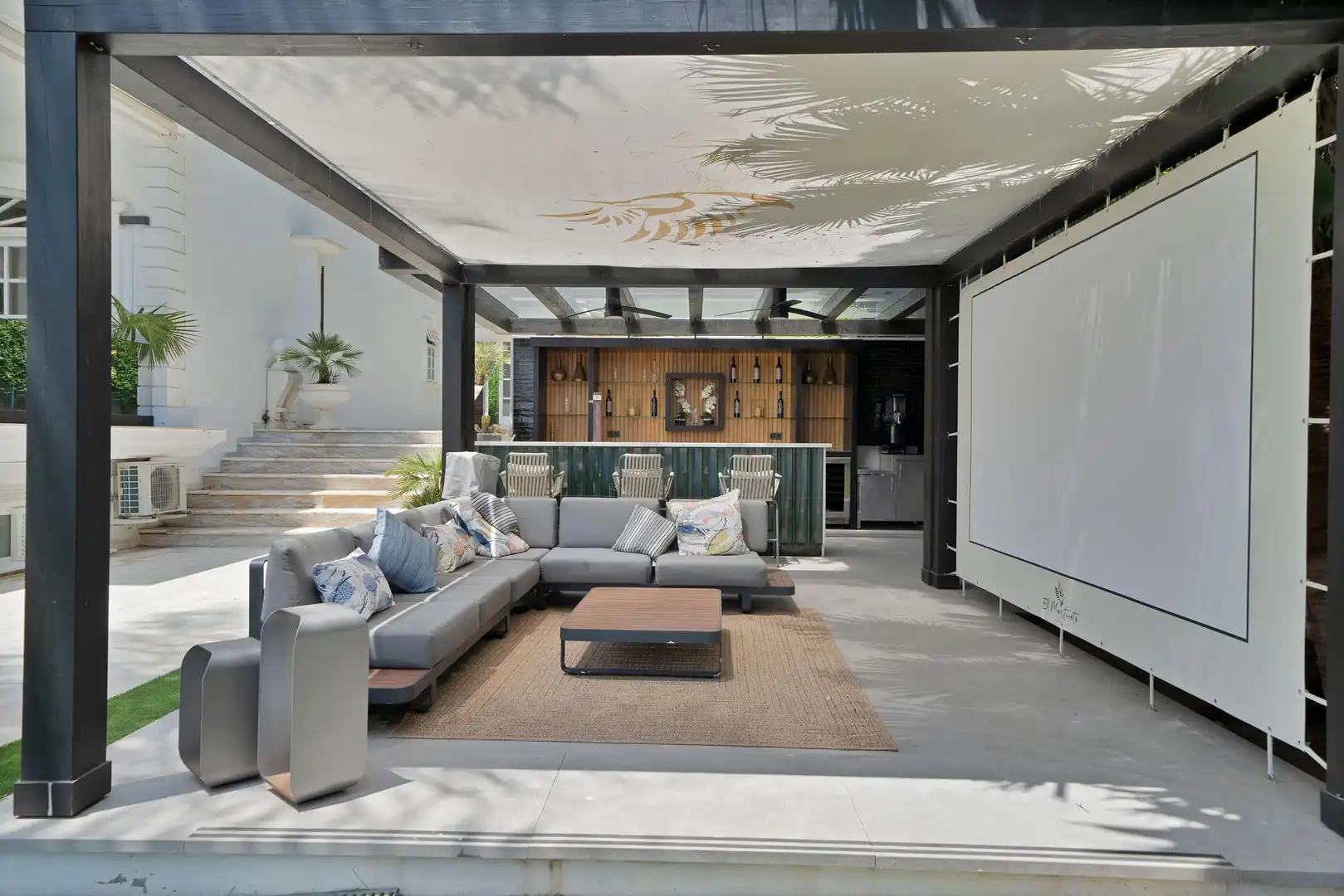 Terrasse von Haus oder Chalet zur Miete in Marbella mit Heizung, Privatgarten und Terrasse