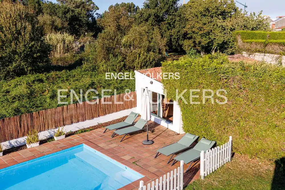 Swimming pool of Houses for sale in Vigo   with Heating, Private garden and Terrace