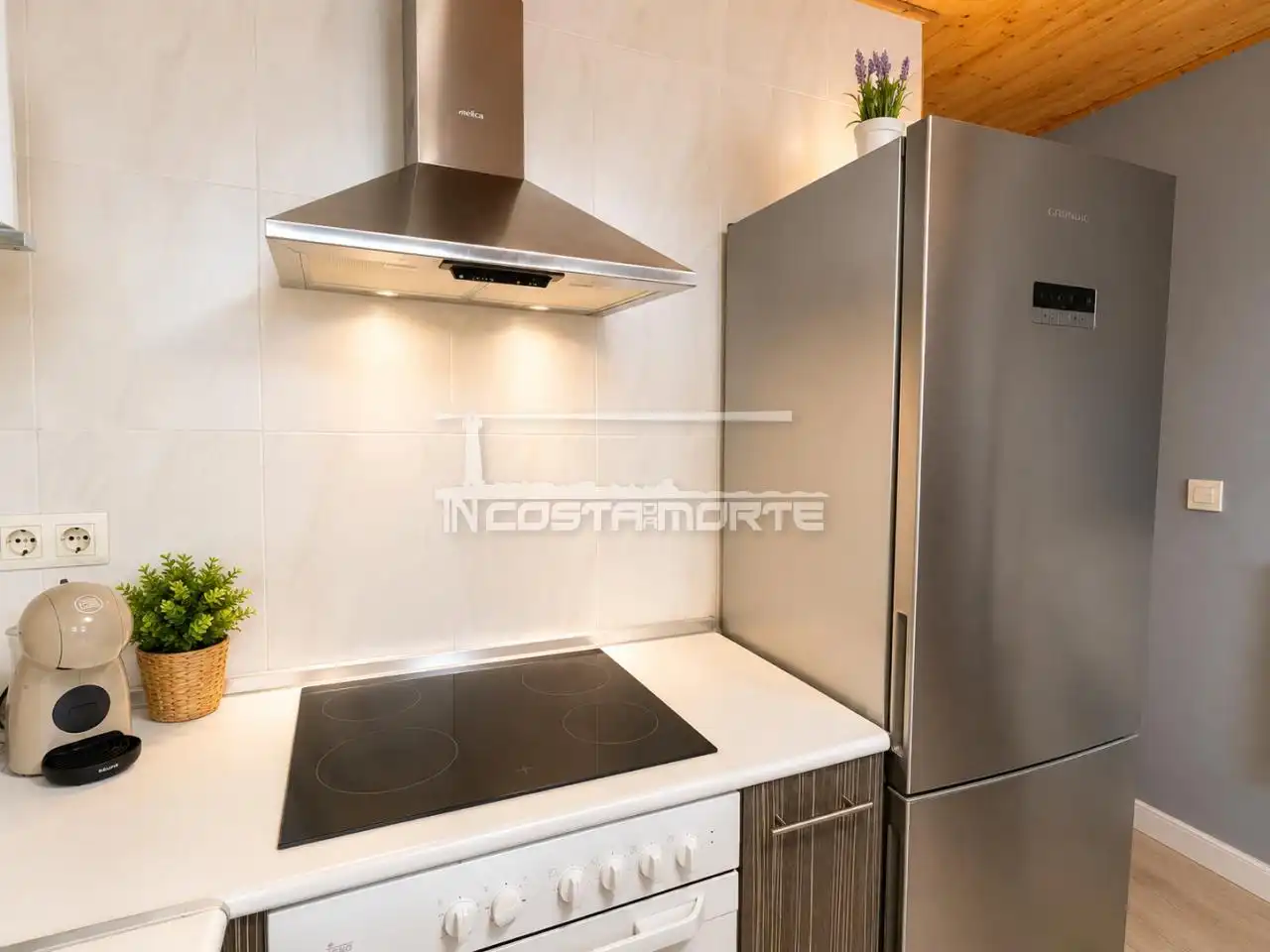 Cocina de Ático de alquiler en Fisterra con Amueblado