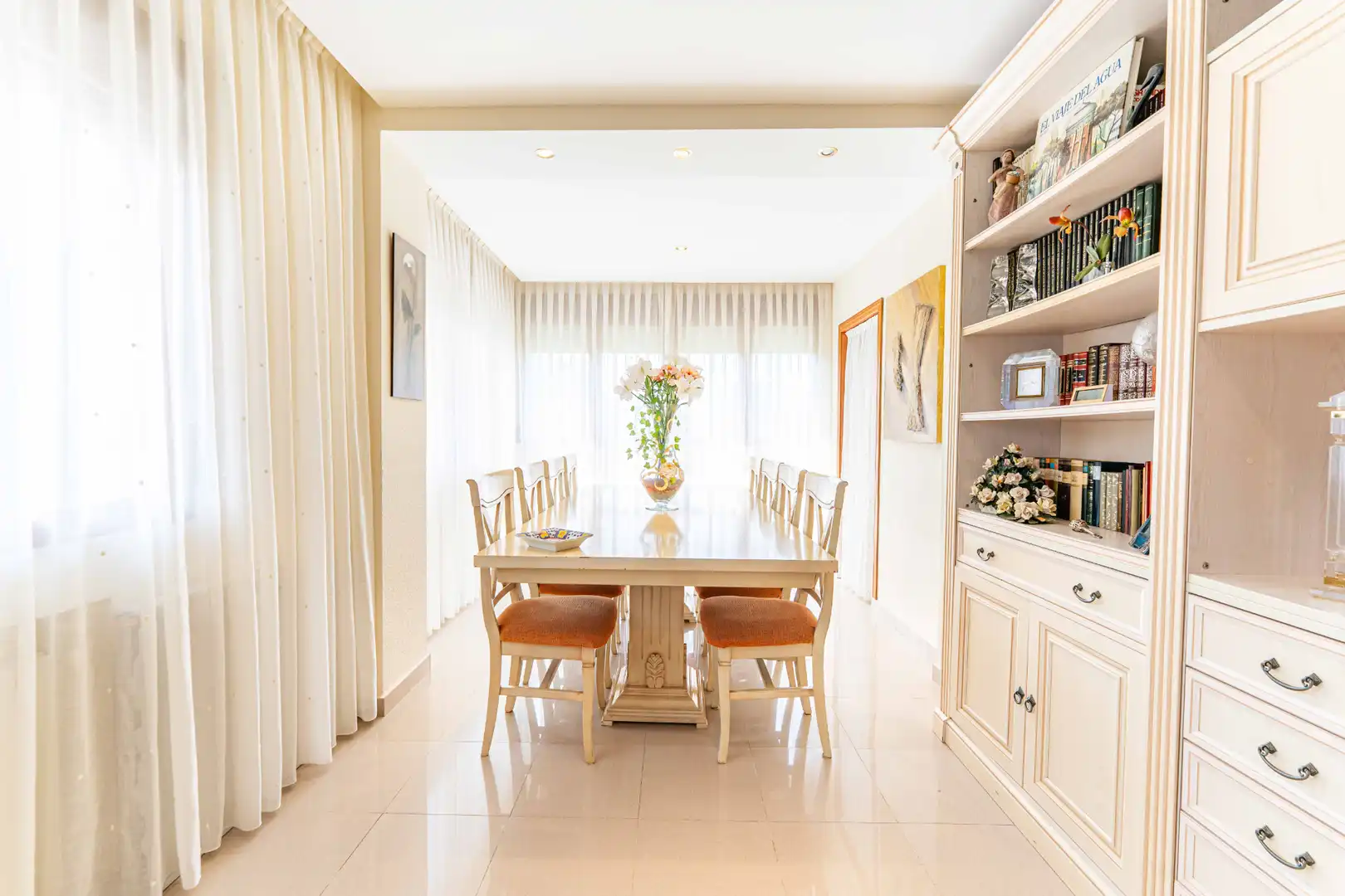 Dining room of Houses for sale in Alpedrete  with Furnished