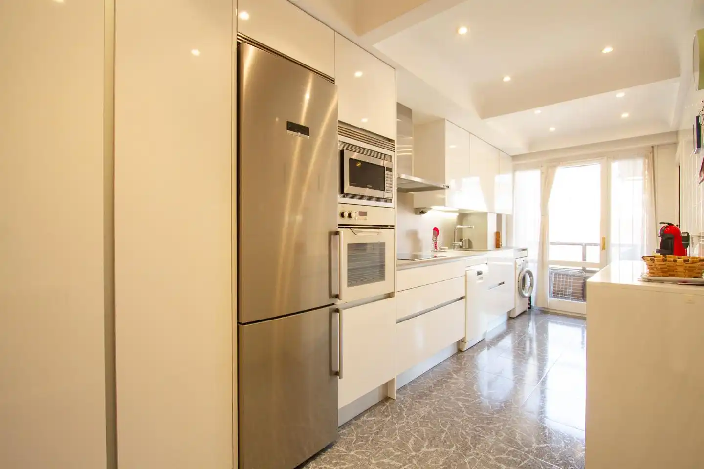 Küche von Maisonette zum Verkauf in Villava / Atarrabia mit Klimaanlage, Heizung und Terrasse
