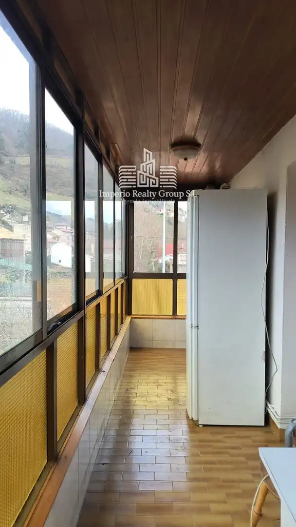 Exterior view of Flat for sale in Mieres (Asturias)  with Heating, Terrace and Furnished