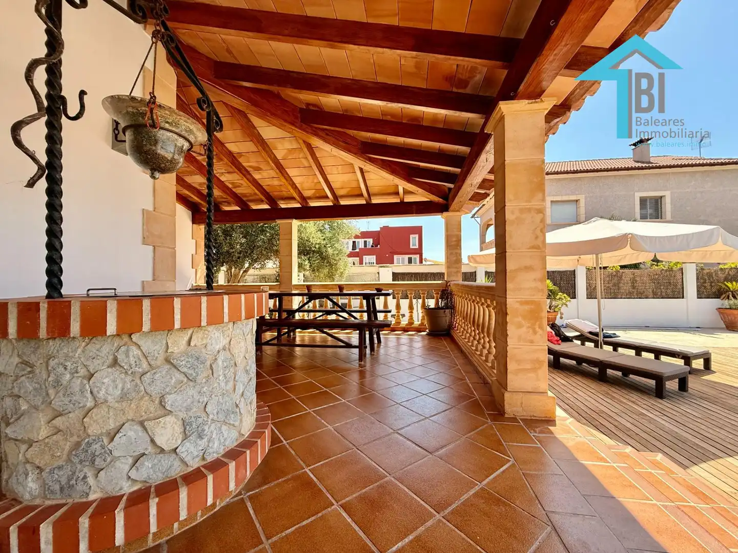 Terrace of Houses for rent in Felanitx  with Air Conditioner, Heating and Private garden