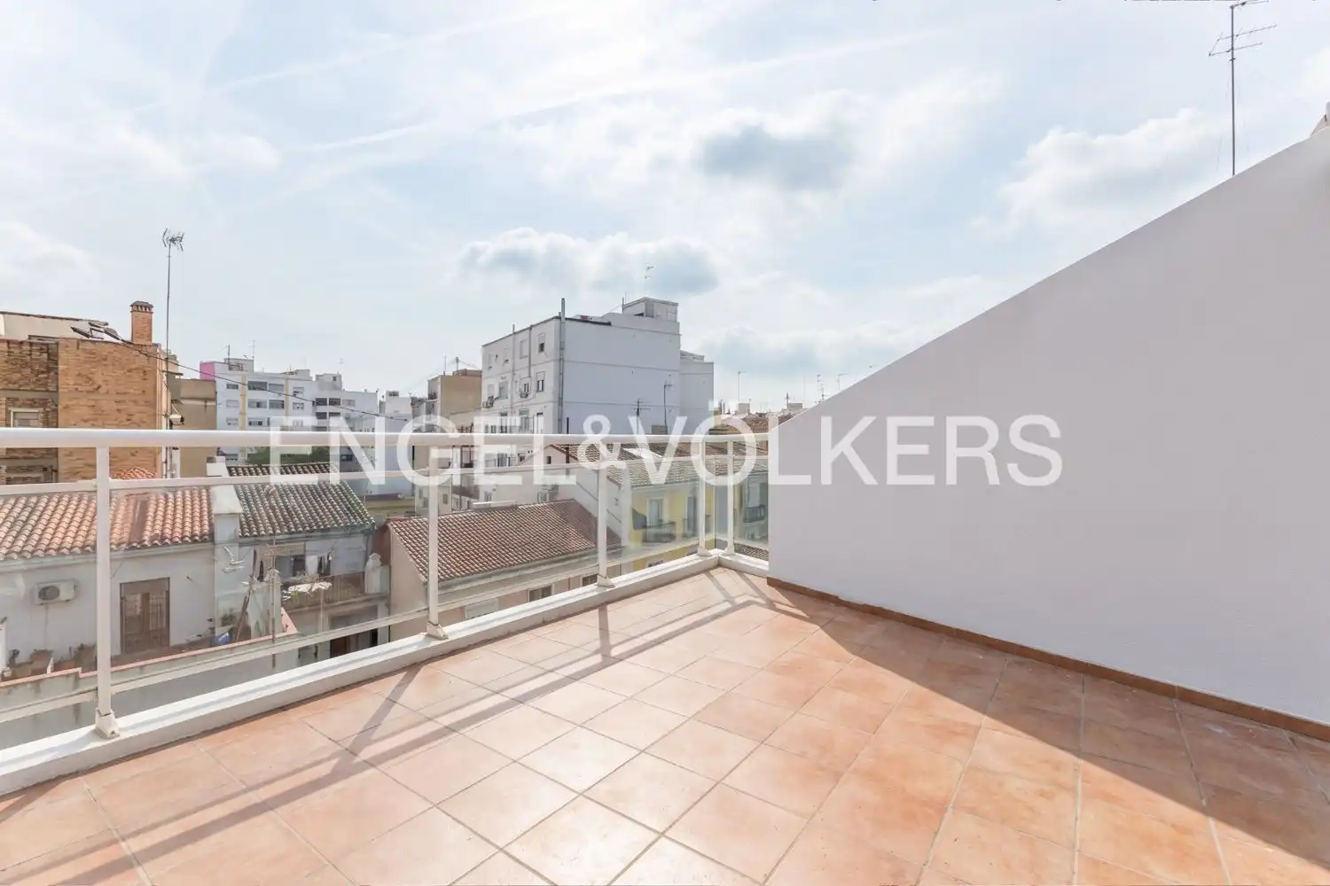 Terrassa de Àtic de lloguer en Valencia amb Aire condicionat, Calefacció i Parquet