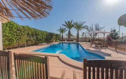 Swimming pool of House or chalet for sale in Elche / Elx  with Parquet flooring, Storage room and Swimming Pool