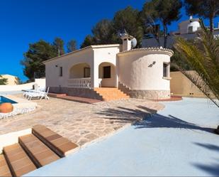 Exterior view of House or chalet for sale in Calpe / Calp  with Air Conditioner, Heating and Private garden