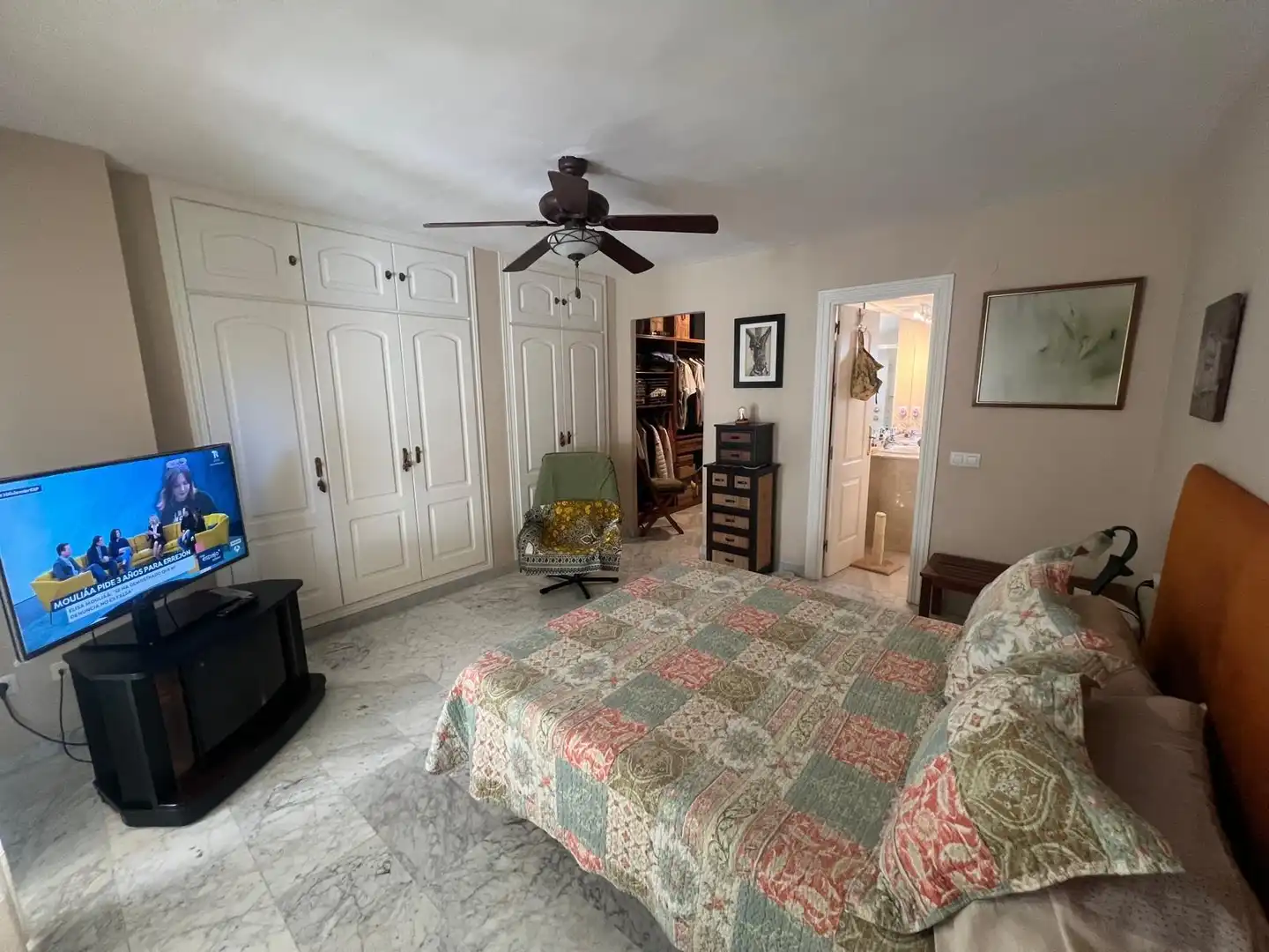 Bedroom of Flat for sale in Málaga  with Air Conditioner, Heating and Community pool