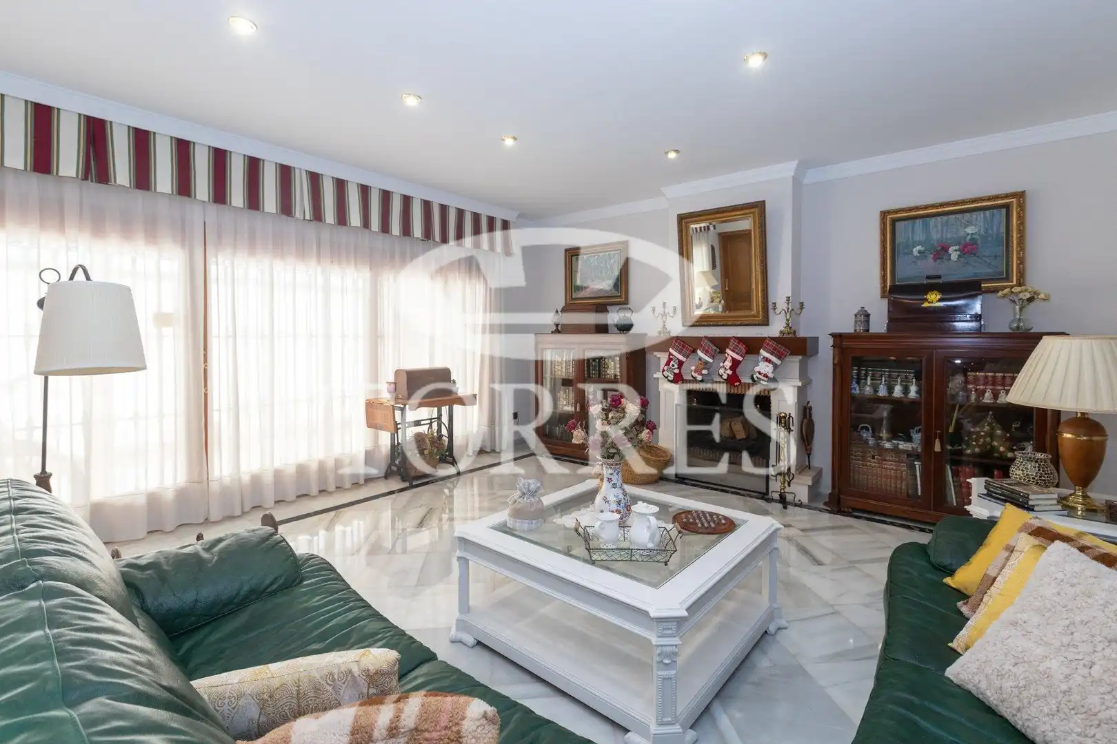 Sala de estar de Casa o chalet en venta en Málaga con Aire acondicionado, Calefacción y Jardín privado