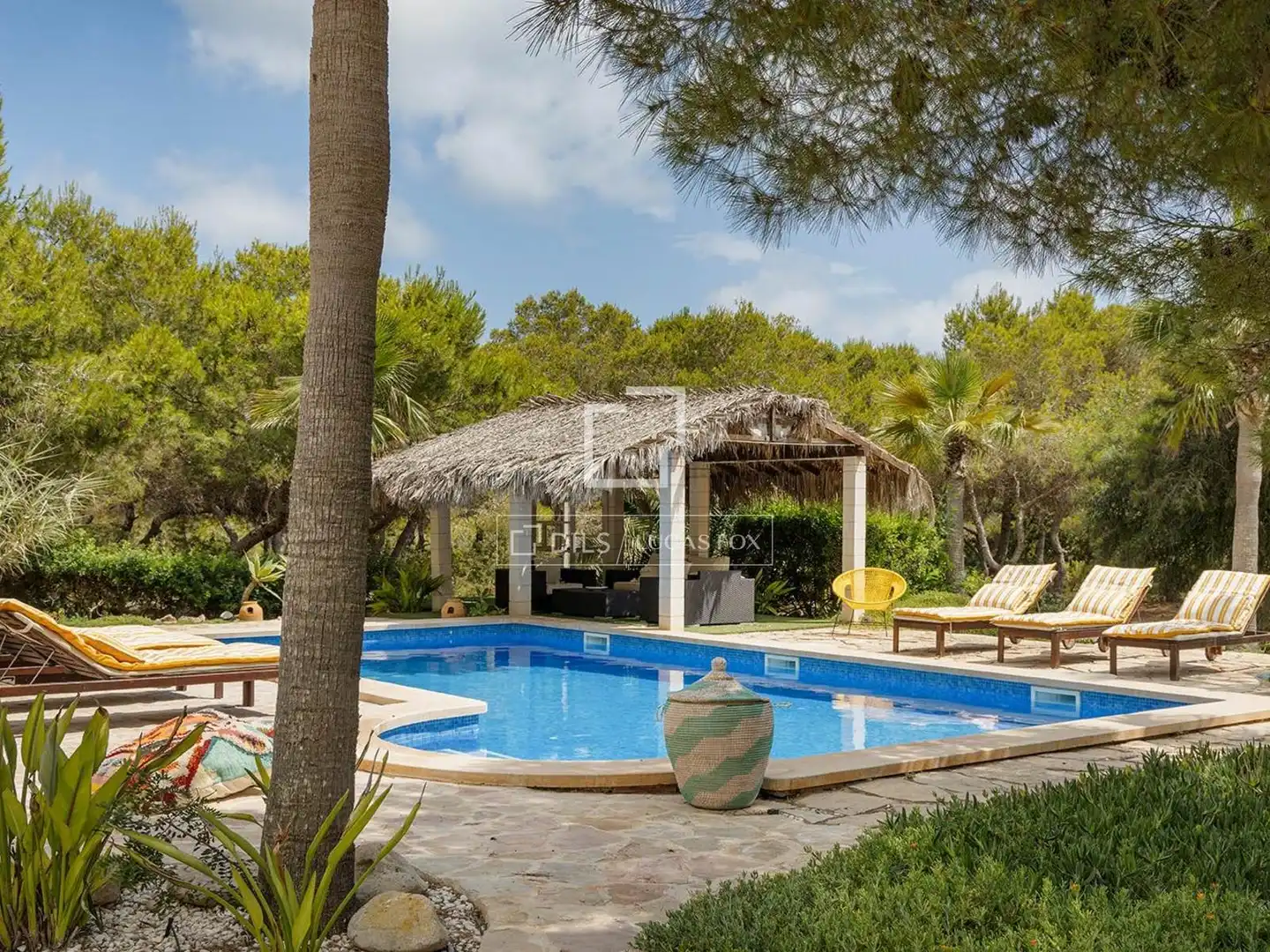 Vista exterior de Casa o chalet de alquiler en Formentera con Aire acondicionado, Jardín privado y Terraza