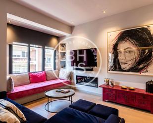 Sala d'estar de Apartament en venda en  Barcelona Capital amb Aire condicionat