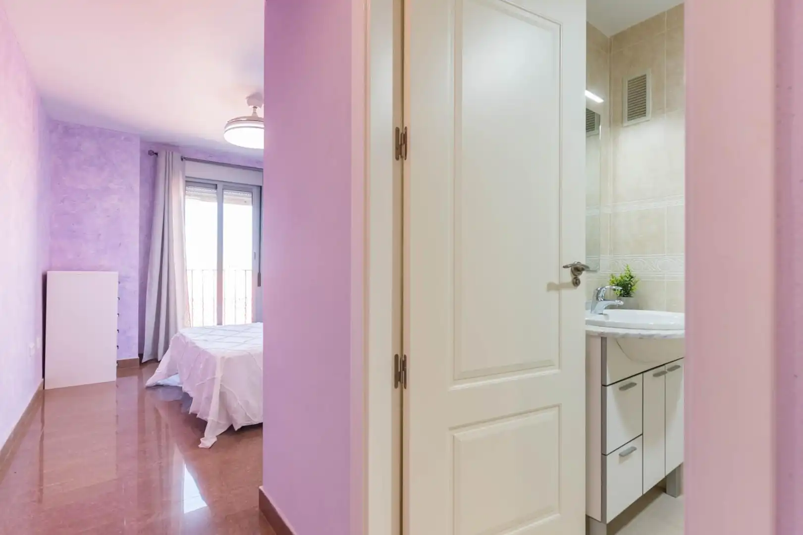 Bedroom of Flat for sale in Murcia  with Air Conditioner, Balcony and Alarm