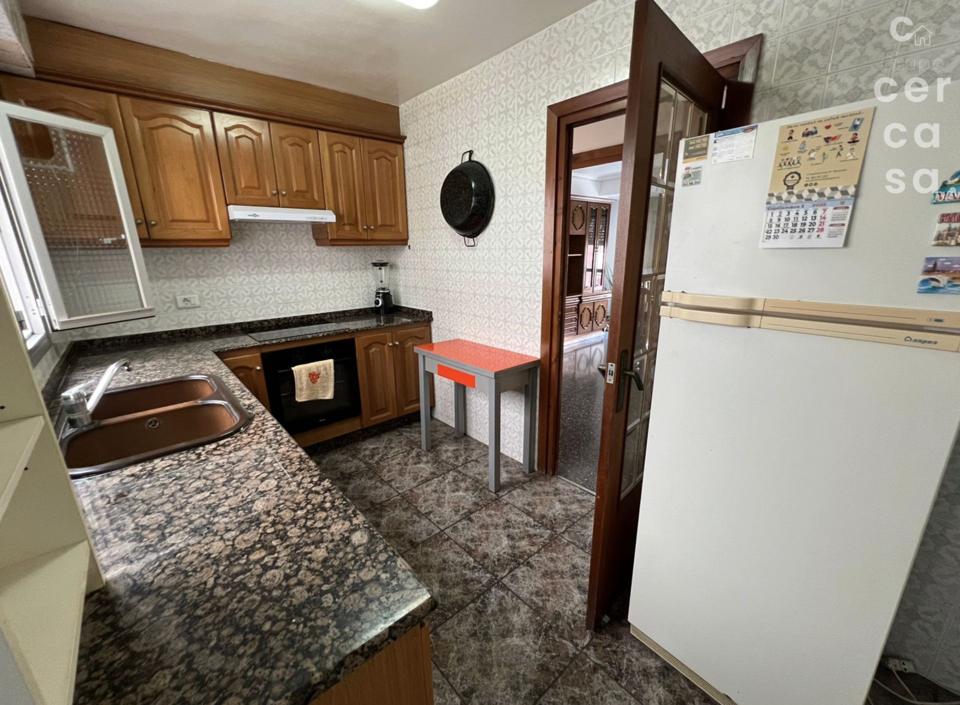Kitchen of Flat for sale in  Valencia Capital  with Balcony