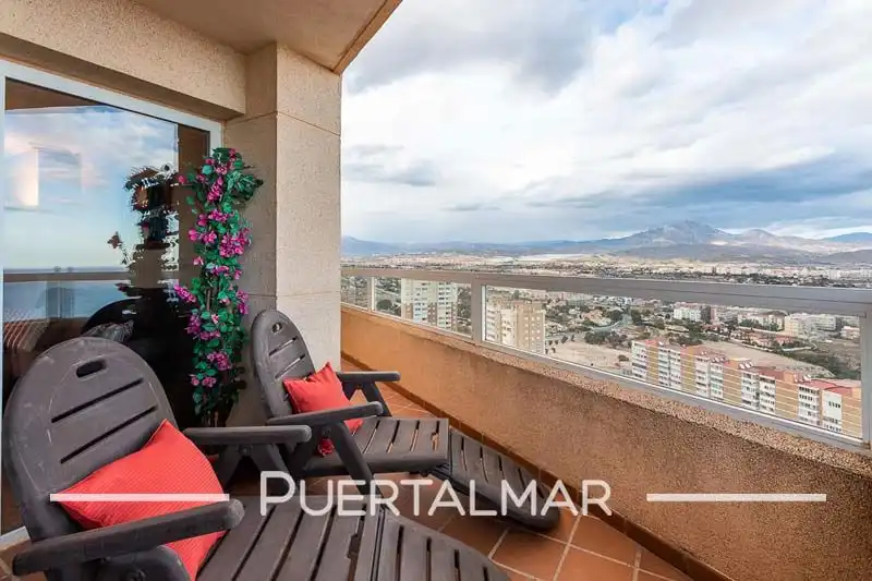 Bedroom of Flat for rent in El Campello  with Air Conditioner, Heating and Terrace