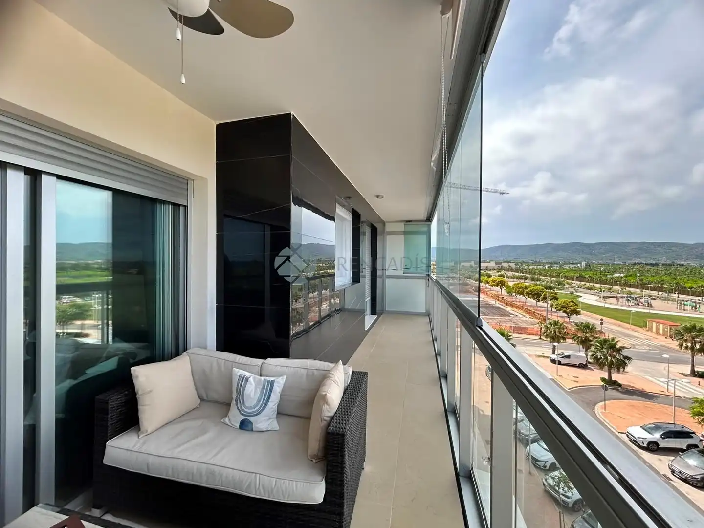 Balcony of Flat for sale in Cabanes  with Air Conditioner, Terrace and Swimming Pool