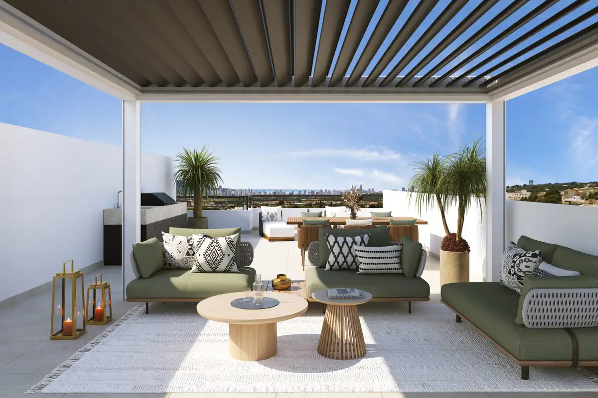 Terraza de Apartamento en venta en L'Alfàs del Pi