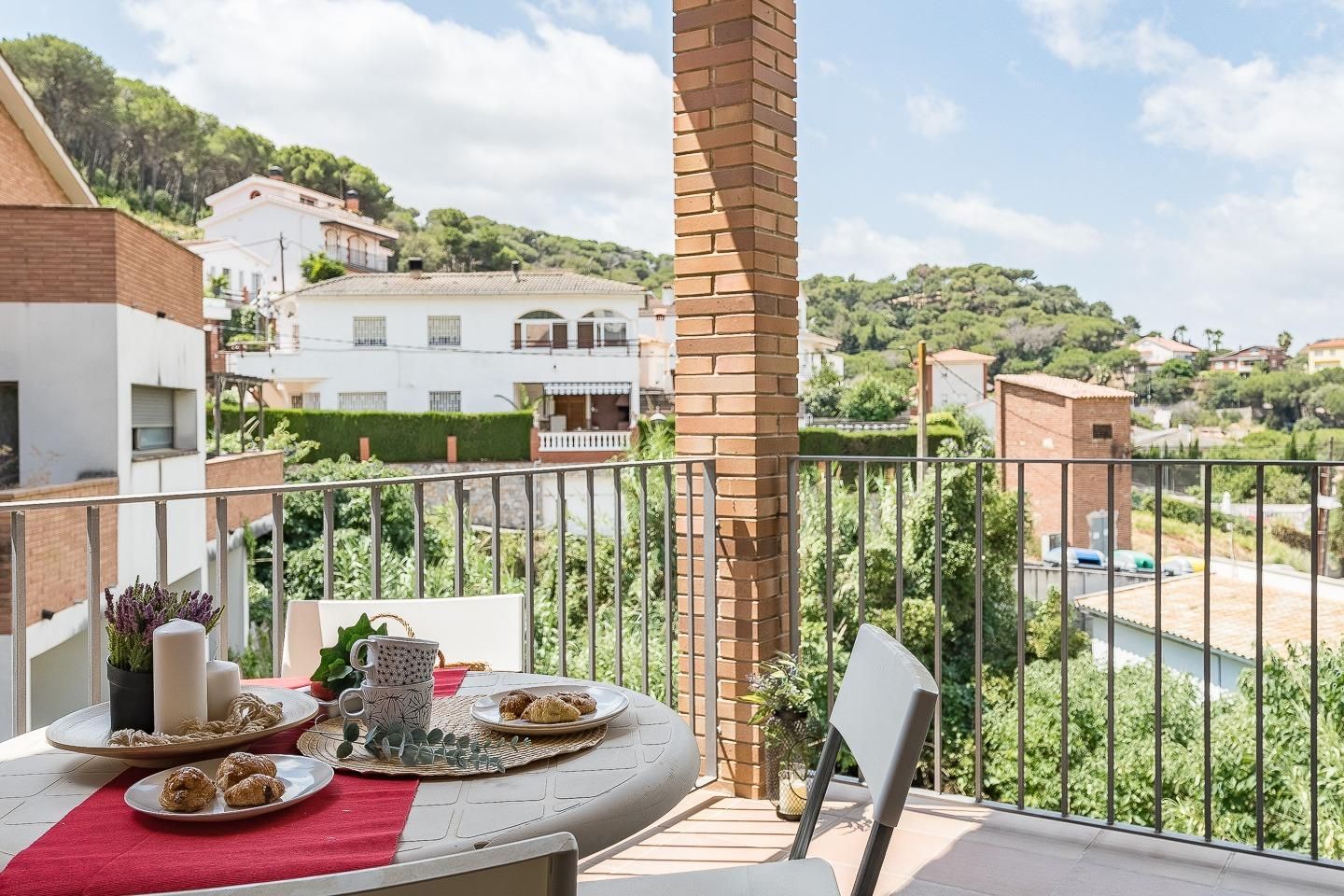 Terrassa de Casa o xalet en venda en Sant Fost de Campsentelles amb Aire condicionat, Calefacció i Jardí privat
