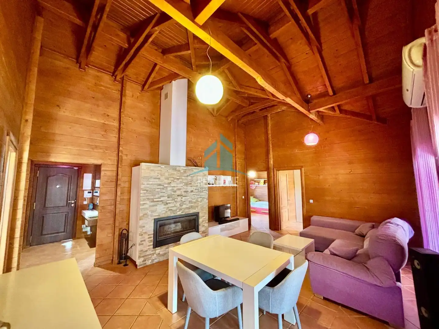 Sala d'estar de Casa o xalet en venda en Palma de Gandia amb Calefacció, Jardí privat i Terrassa