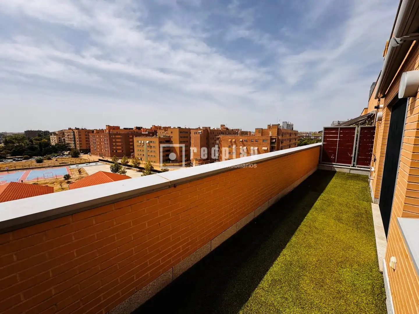 Terrace of Attic for rent in Getafe  with Air Conditioner, Heating and Private garden