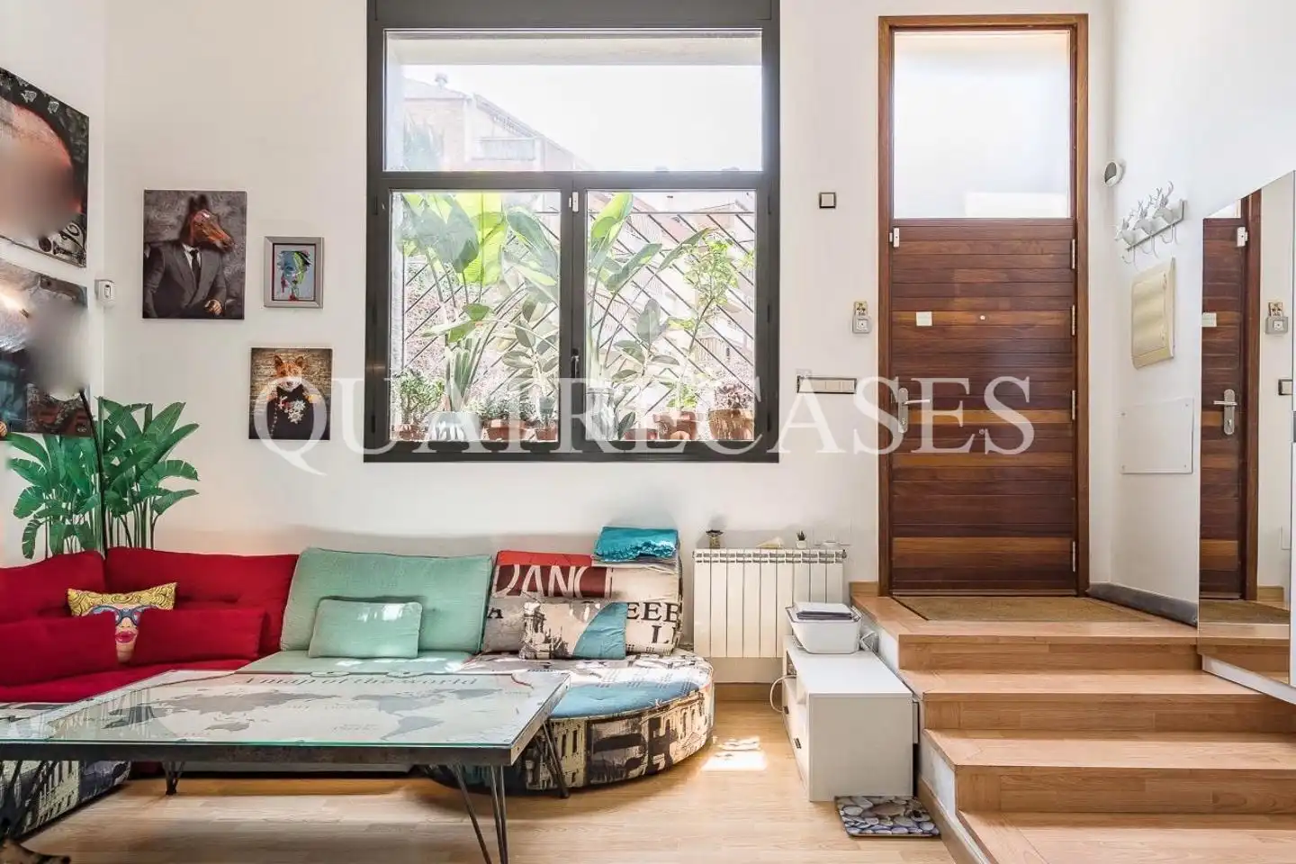 Vista exterior de Piso en venta en Barcelona con Aire acondicionado, Calefacción y Parquet