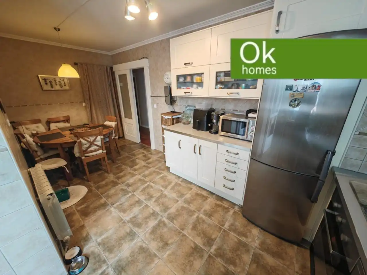 Cocina de Piso en venta en A Coruña Capital  con Calefacción, Amueblado y Horno