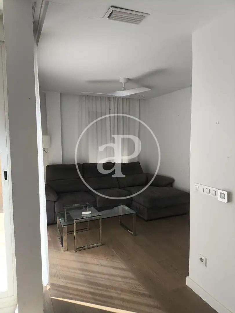 Sala de estar de Piso de alquiler en Valencia con Aire acondicionado, Terraza y Trastero