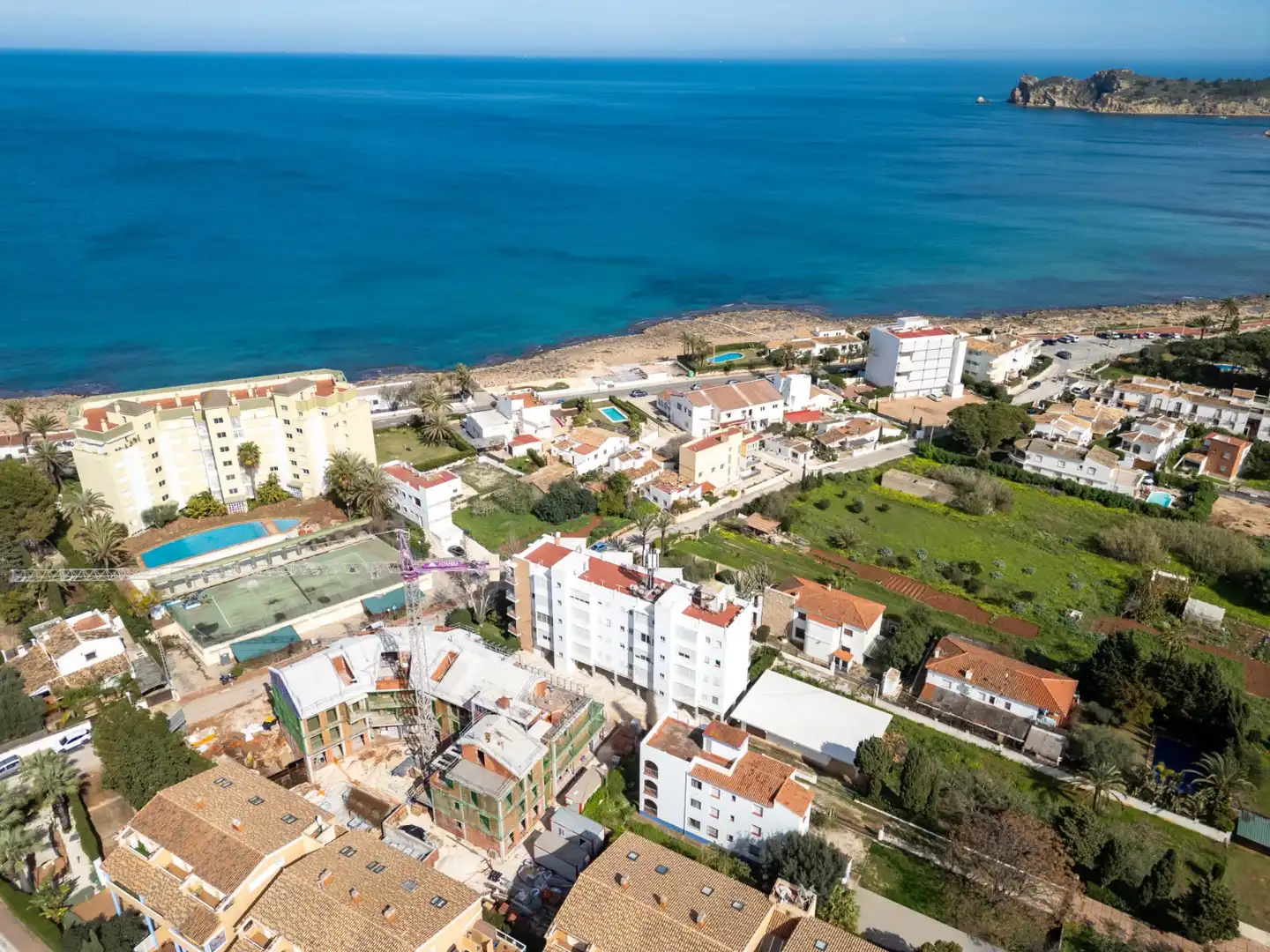 Vista exterior de Apartamento en venta en Jávea / Xàbia con Terraza y Piscina