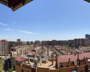 Exterior view of Flat for sale in  Zaragoza Capital  with Air Conditioner, Terrace and Balcony