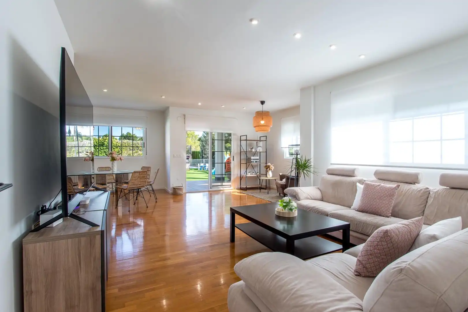 Sala de estar de Casa o chalet en venta en Molina de Segura con Aire acondicionado, Calefacción y Jardín privado