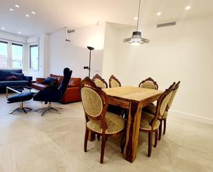 Dining room of Flat to rent in  Madrid Capital  with Air Conditioner, Heating and Storage room