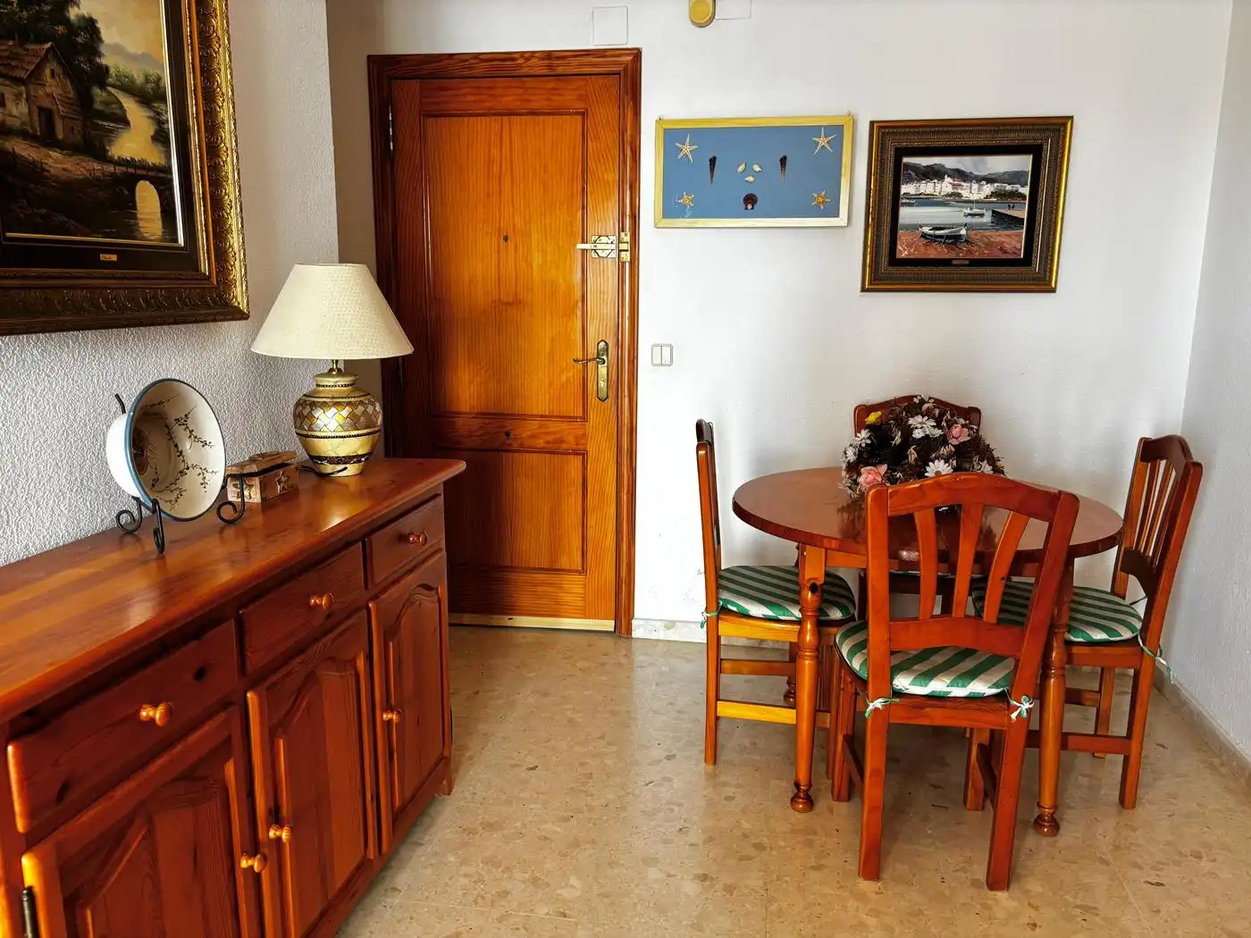 Esszimmer von Wohnungen zum Verkauf in Calpe / Calp mit Terrasse, Möbliert und Gemeinschaftspool