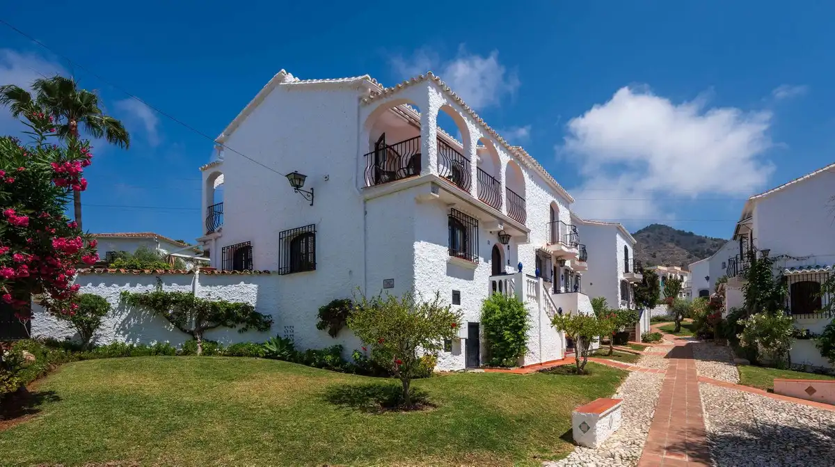Exterior view of Detached homes for sale in Nerja  with Air Conditioner, Private garden and Terrace