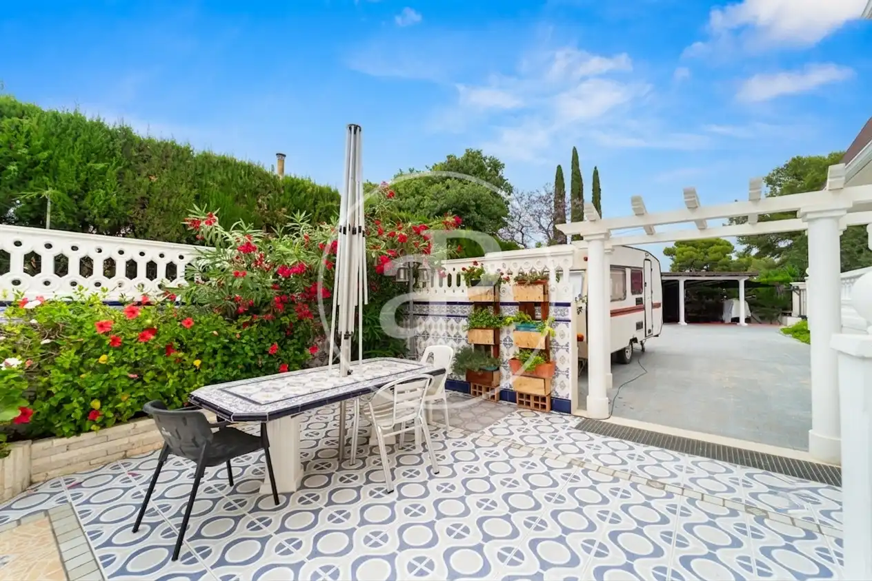 Garden of Houses for sale in San Vicente del Raspeig / Sant Vicent del Raspeig  with Air Conditioner, Heating and Private garden