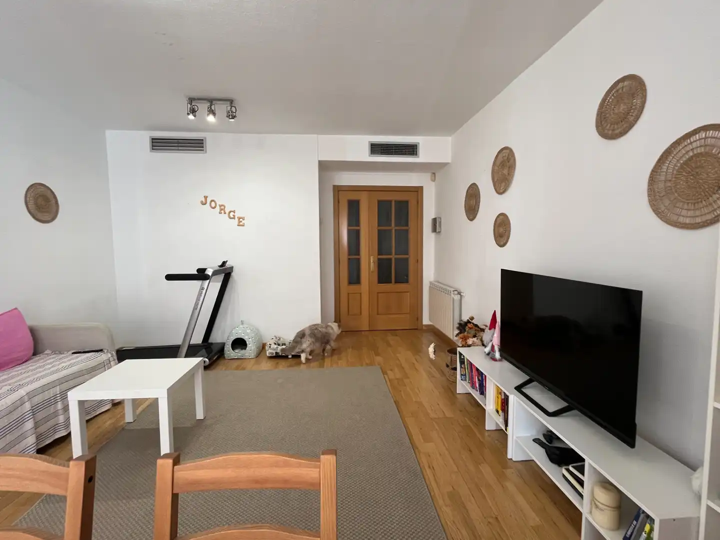 Living room of Flat for sale in Torrejón de Ardoz  with Air Conditioner, Heating and Private garden