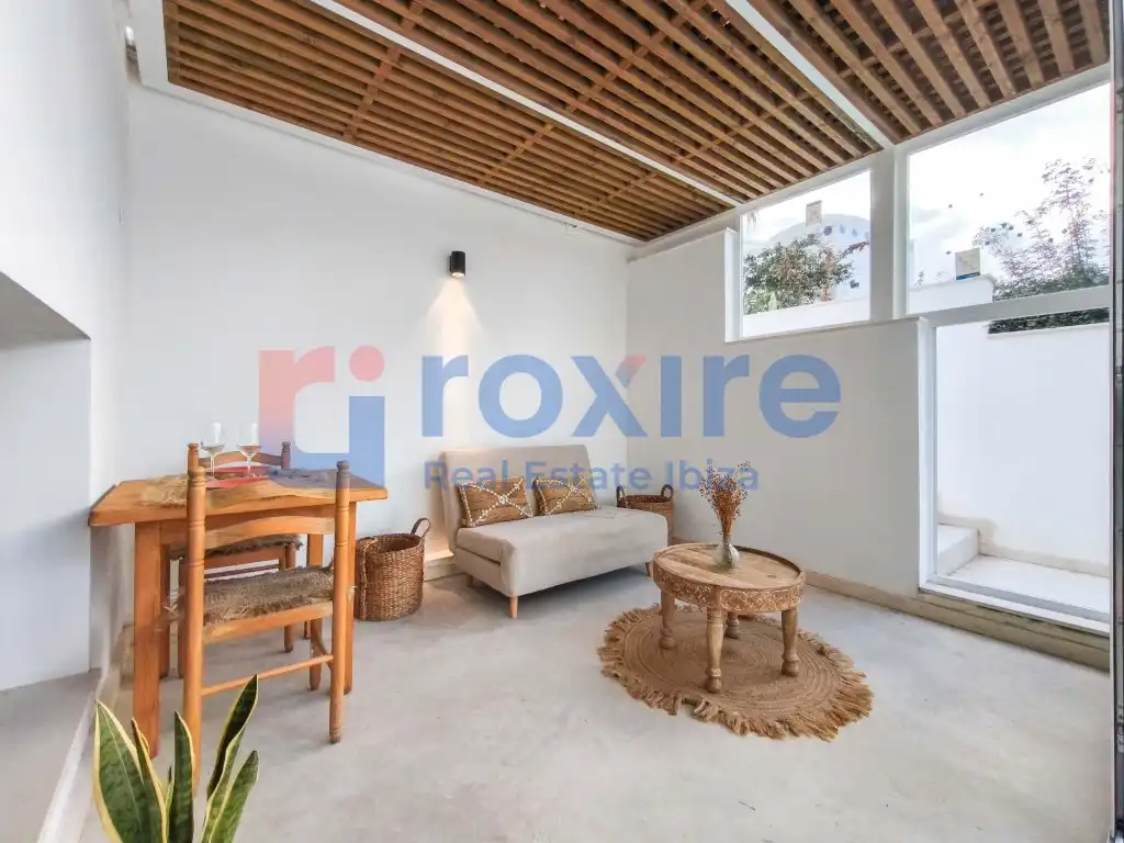 Sala de estar de Estudio en venta en Sant Josep de sa Talaia con Aire acondicionado, Terraza y Piscina