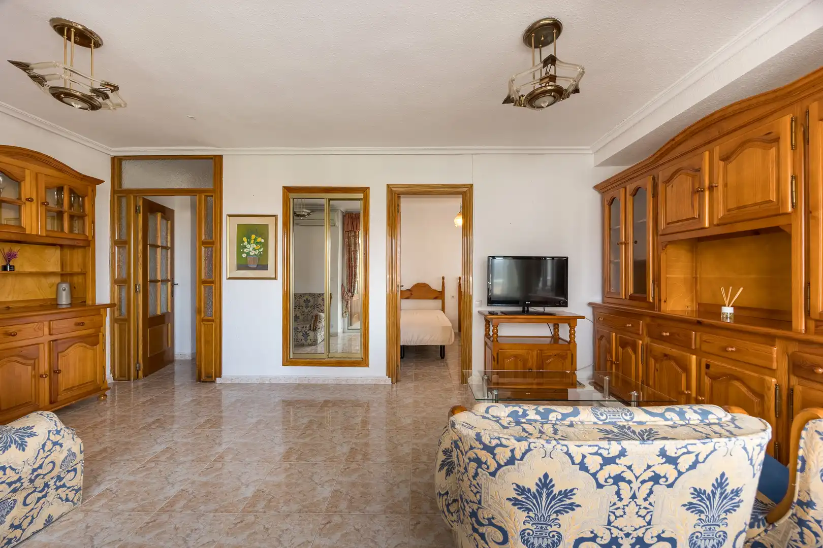 Living room of Apartments for sale in Benidorm  with Swimming Pool, Furnished and Community pool