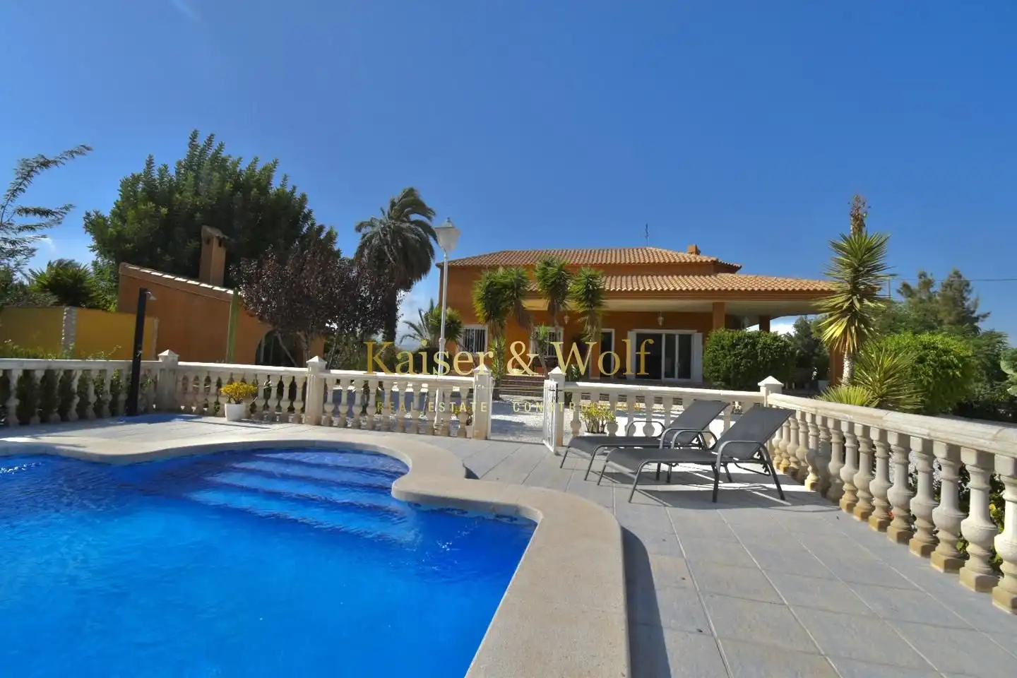 Exterior view of Houses for sale in Elche / Elx  with Air Conditioner, Private garden and Terrace