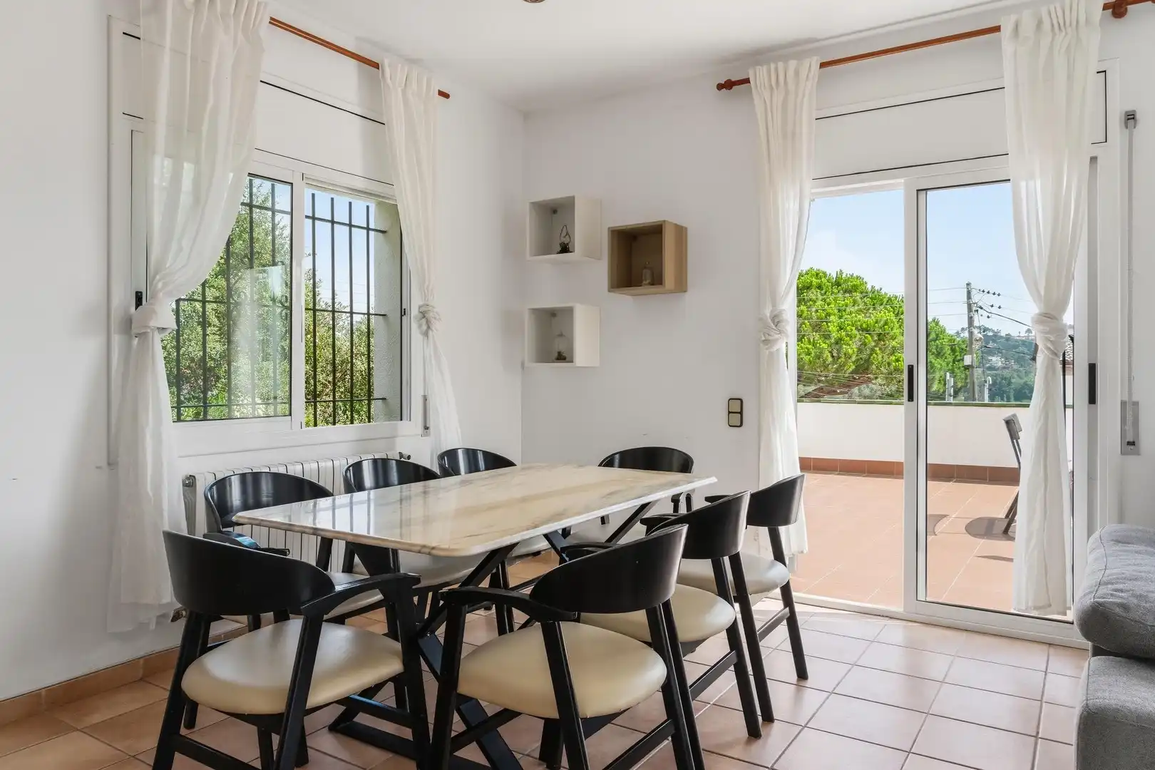 Comedor de Casa o chalet en venta en Vidreres con Aire acondicionado, Calefacción y Jardín privado