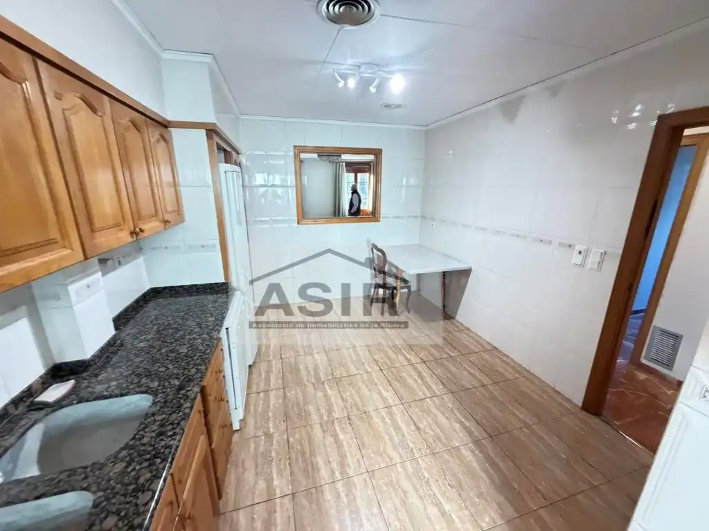 Cocina de Piso de alquiler en Alzira con Terraza