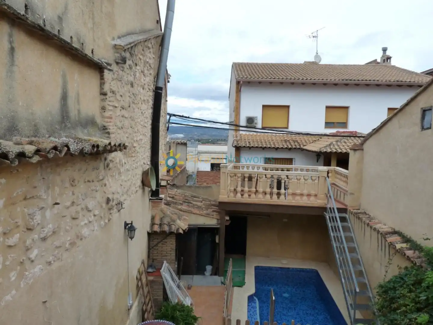 Vista exterior de Finca rústica en venda en El Palomar amb Aire condicionat, Calefacció i Jardí privat