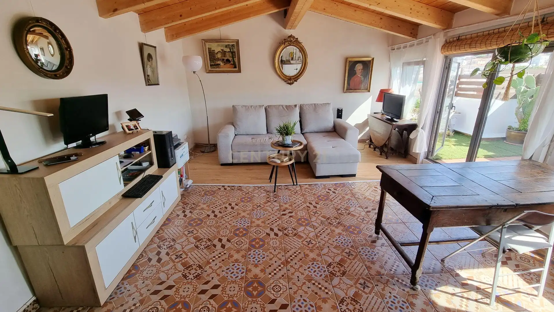 Sala d'estar de Apartament en venda en Llançà amb Aire condicionat i Microones