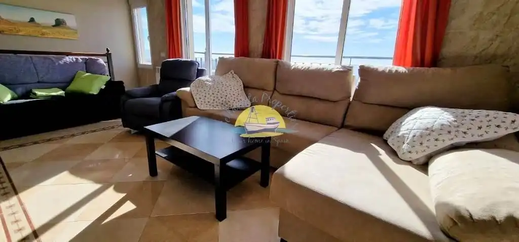 Sala de estar de Casa o chalet en venta en Mazarrón con Aire acondicionado, Jardín privado y Terraza