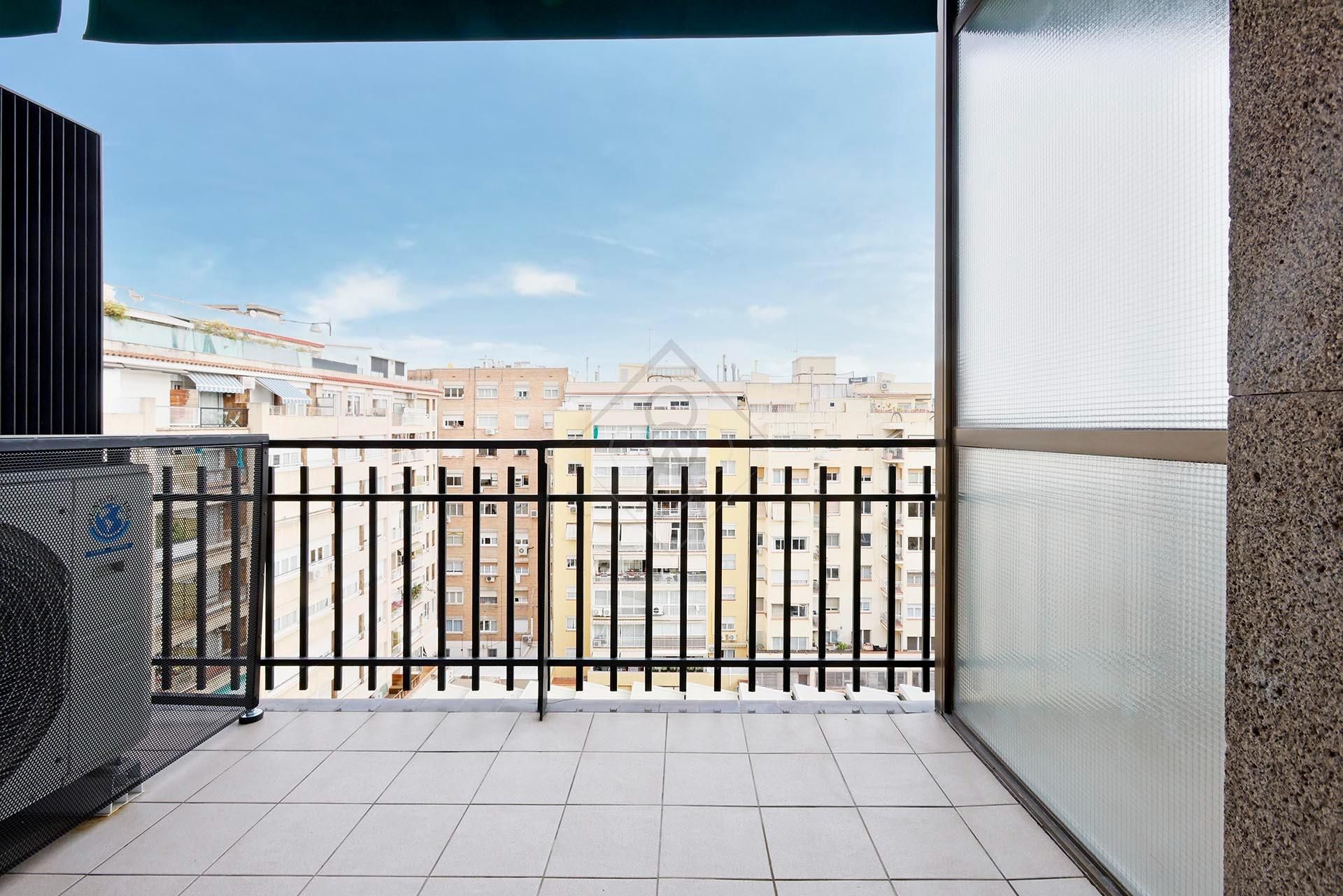 Balcony of Flat for sale in  Barcelona Capital  with Parquet flooring and Terrace
