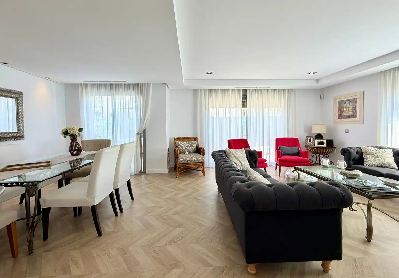 Sala de estar de Casa o chalet en venta en Almería con Trastero y Piscina