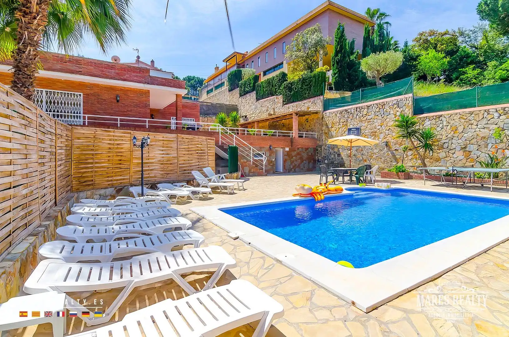 Piscina de Casa o xalet en venda en Lloret de Mar amb Aire condicionat, Calefacció i Jardí privat