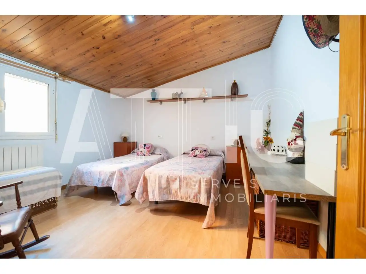 Schlafzimmer von Maisonette zum Verkauf in Sabadell mit Klimaanlage, Heizung und Terrasse