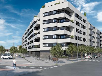 Exterior view of Flat for sale in  Madrid Capital  with Heating, Terrace and Storage room