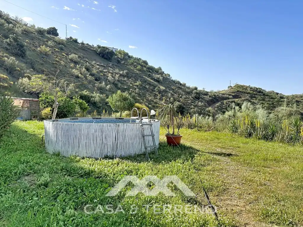 Jardí de Casa o xalet en venda en Canillas de Aceituno amb Jardí privat, Terrassa i Piscina