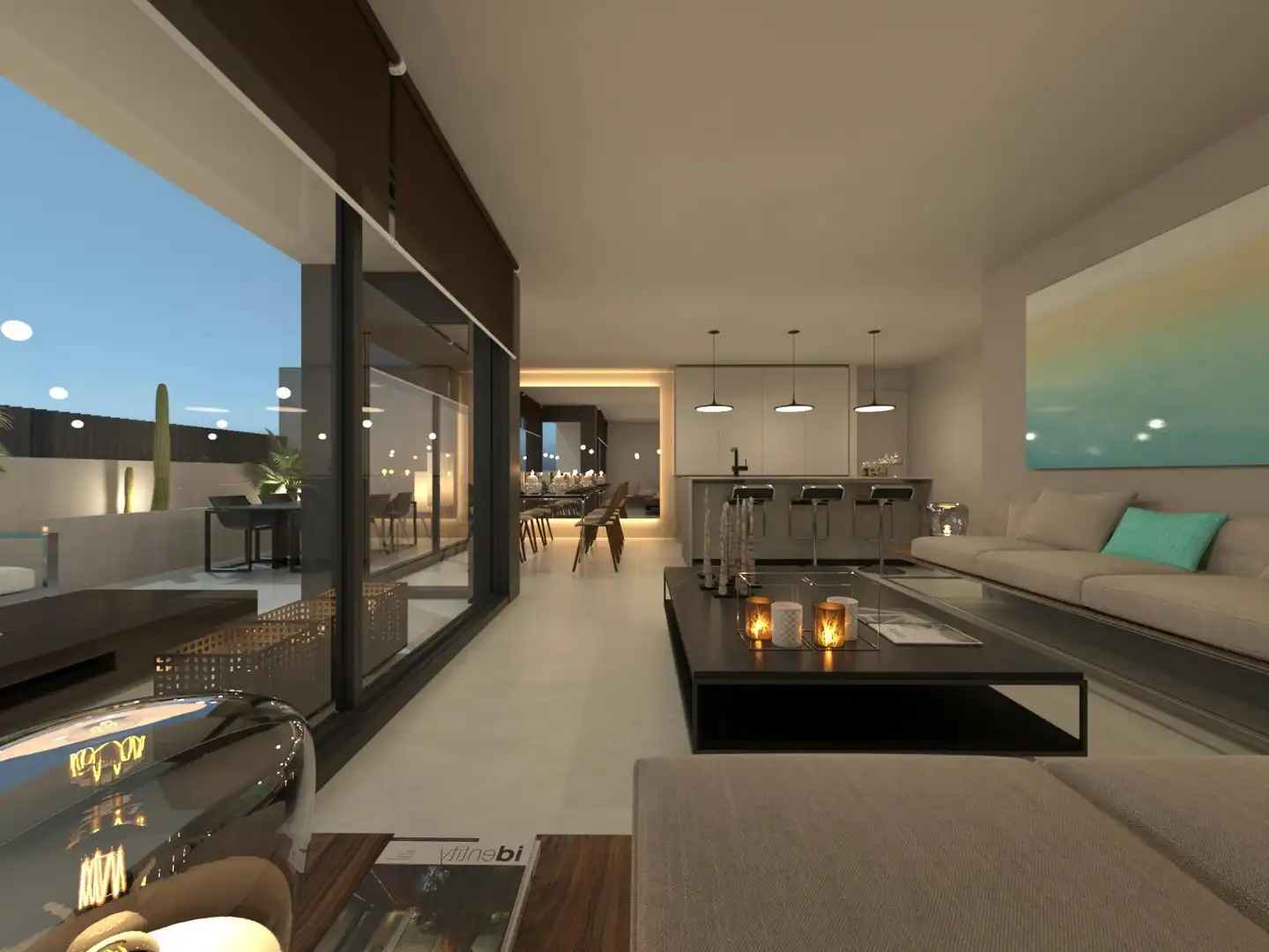 Sala de estar de Planta baja en venta en Alcúdia con Terraza y Balcón