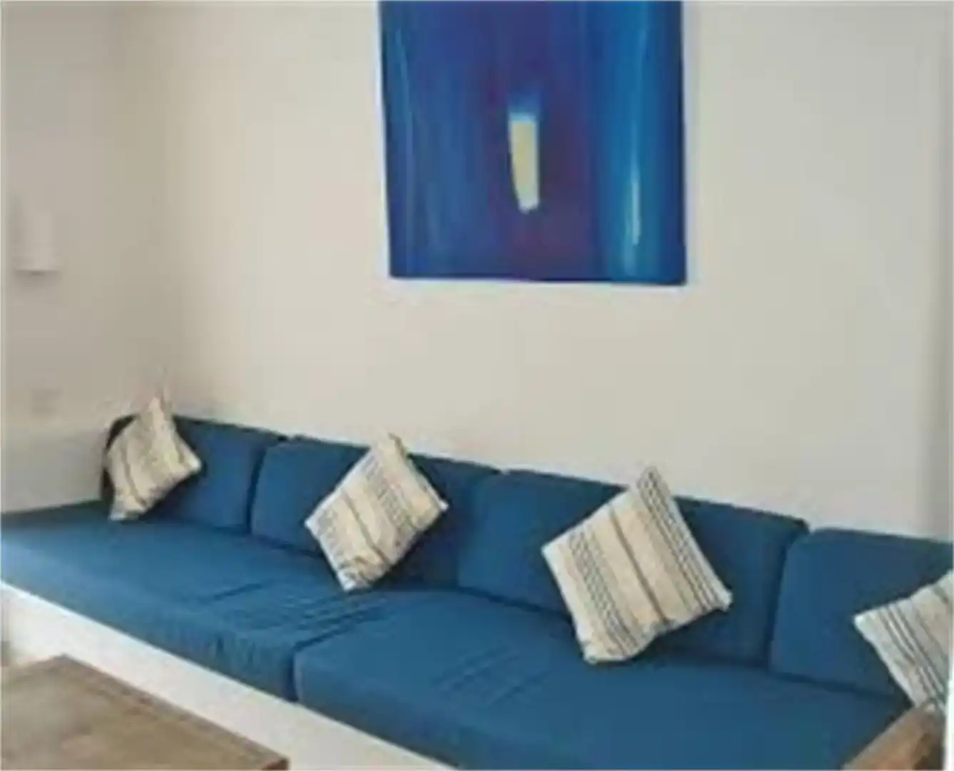 Sala d'estar de Apartament en venda en Santa Eulària des Riu amb Aire condicionat, Piscina i Balcó